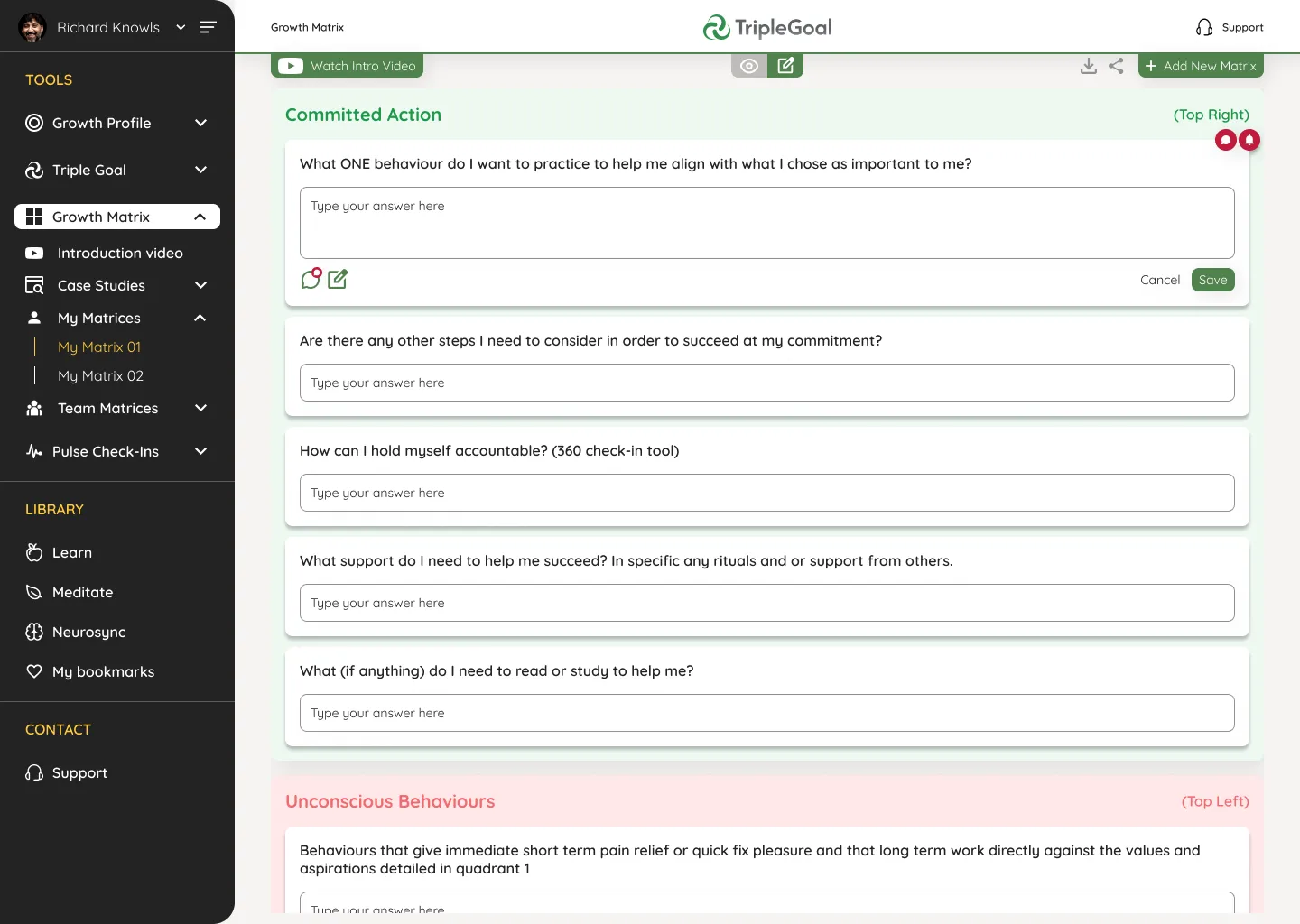 Desktop - Growth Matrix